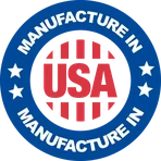 Manufactured in USA roundel