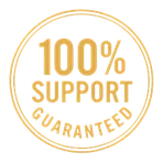 100% support guaranteed roundel